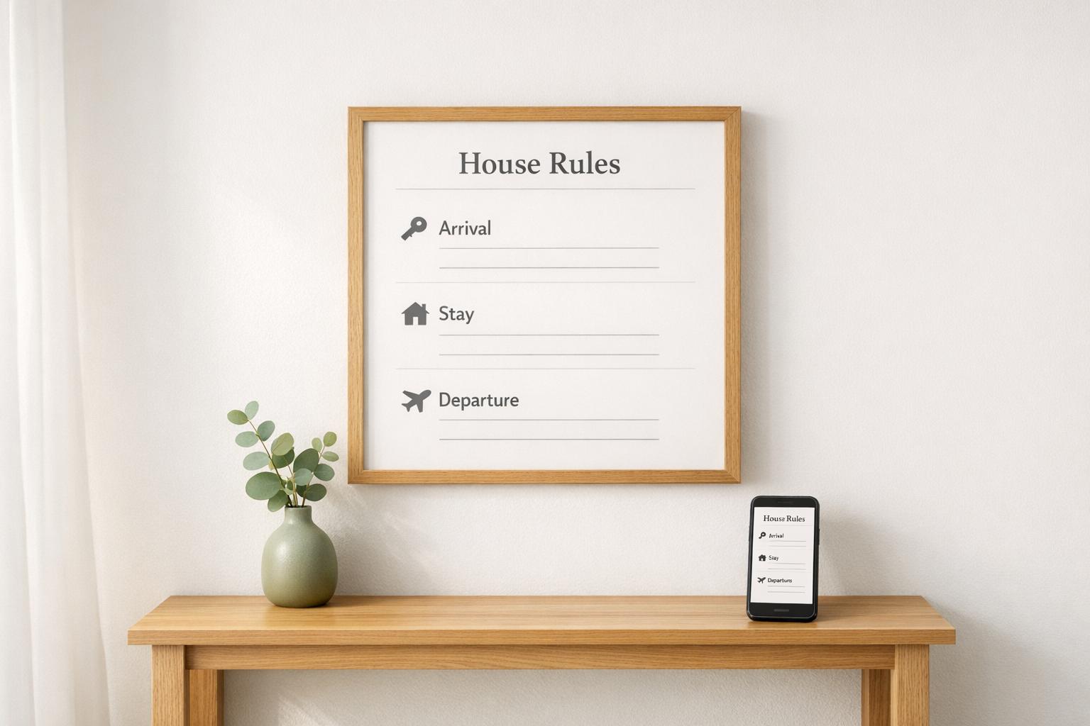 How to Write Clear House Rules for Guests