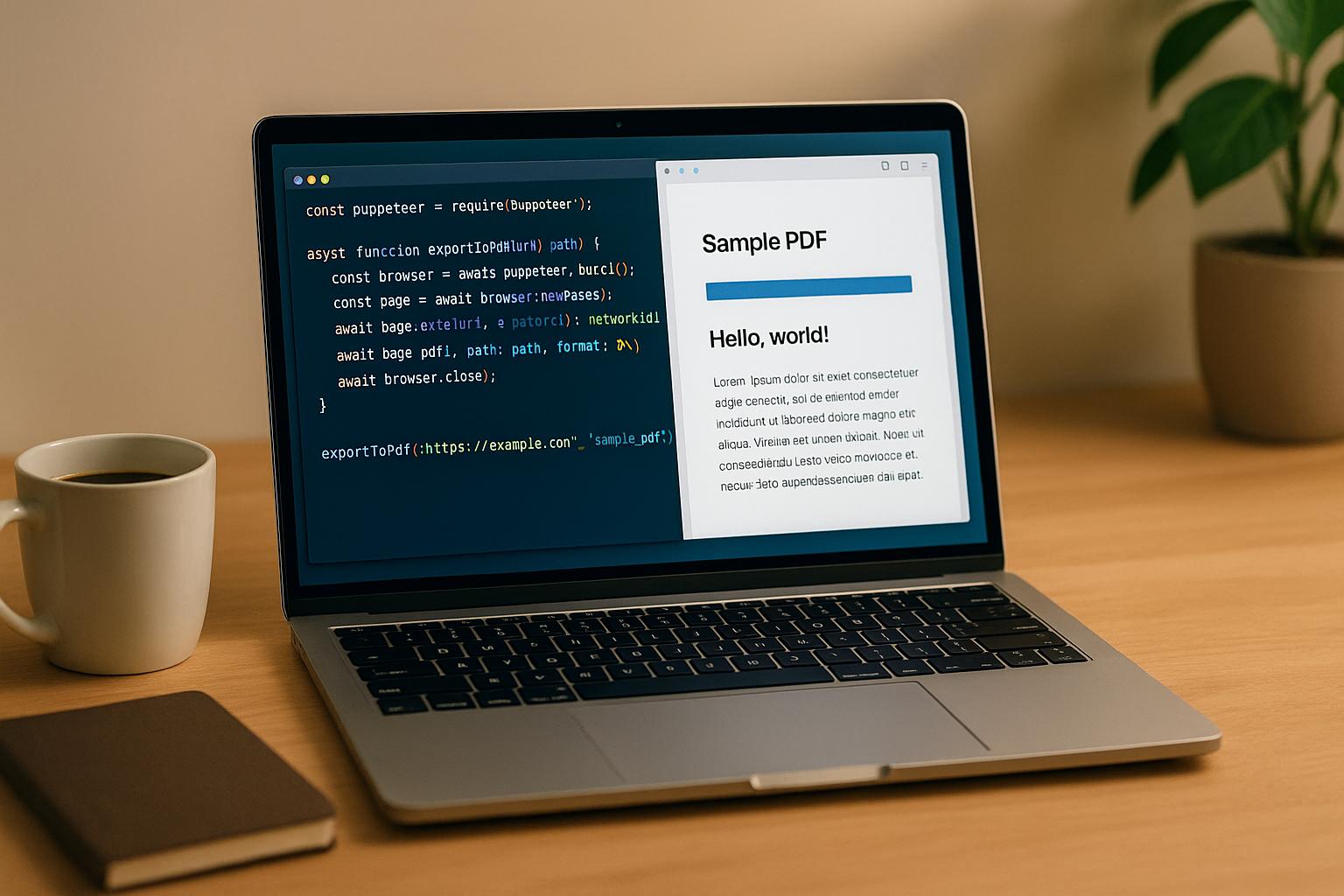 Using Puppeteer for JavaScript Rendering in PDFs