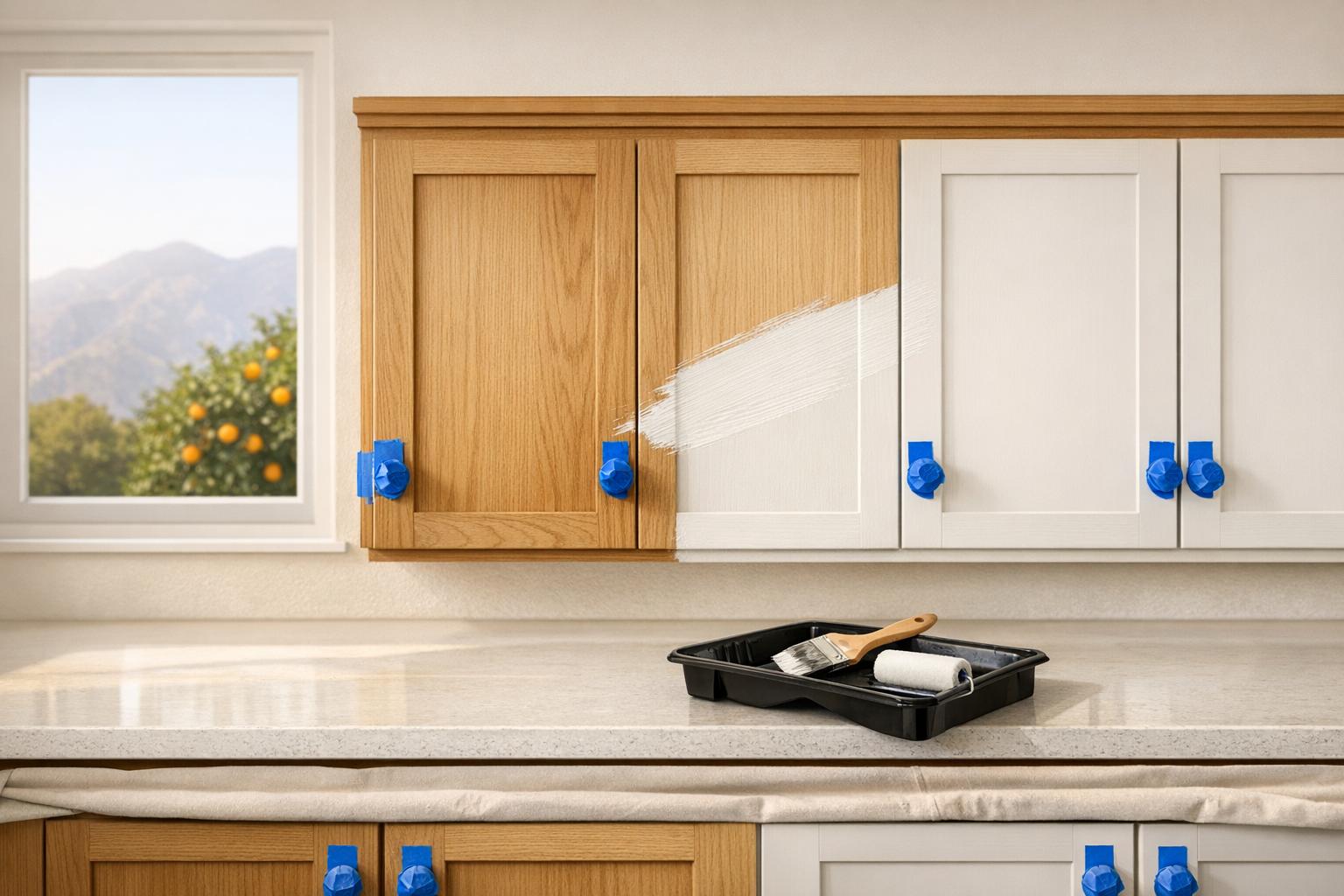Cabinet Painting in Sierra Madre: Transform Your Kitchen for Less