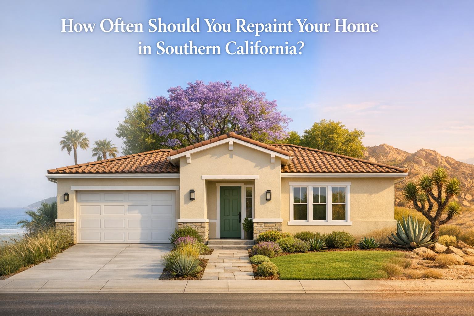 How Often Should You Repaint Your Home in Southern California?