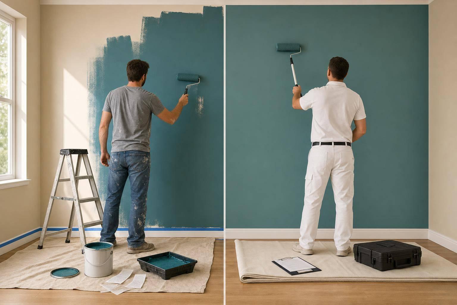 Professional vs DIY Painting: A Realistic Cost Comparison