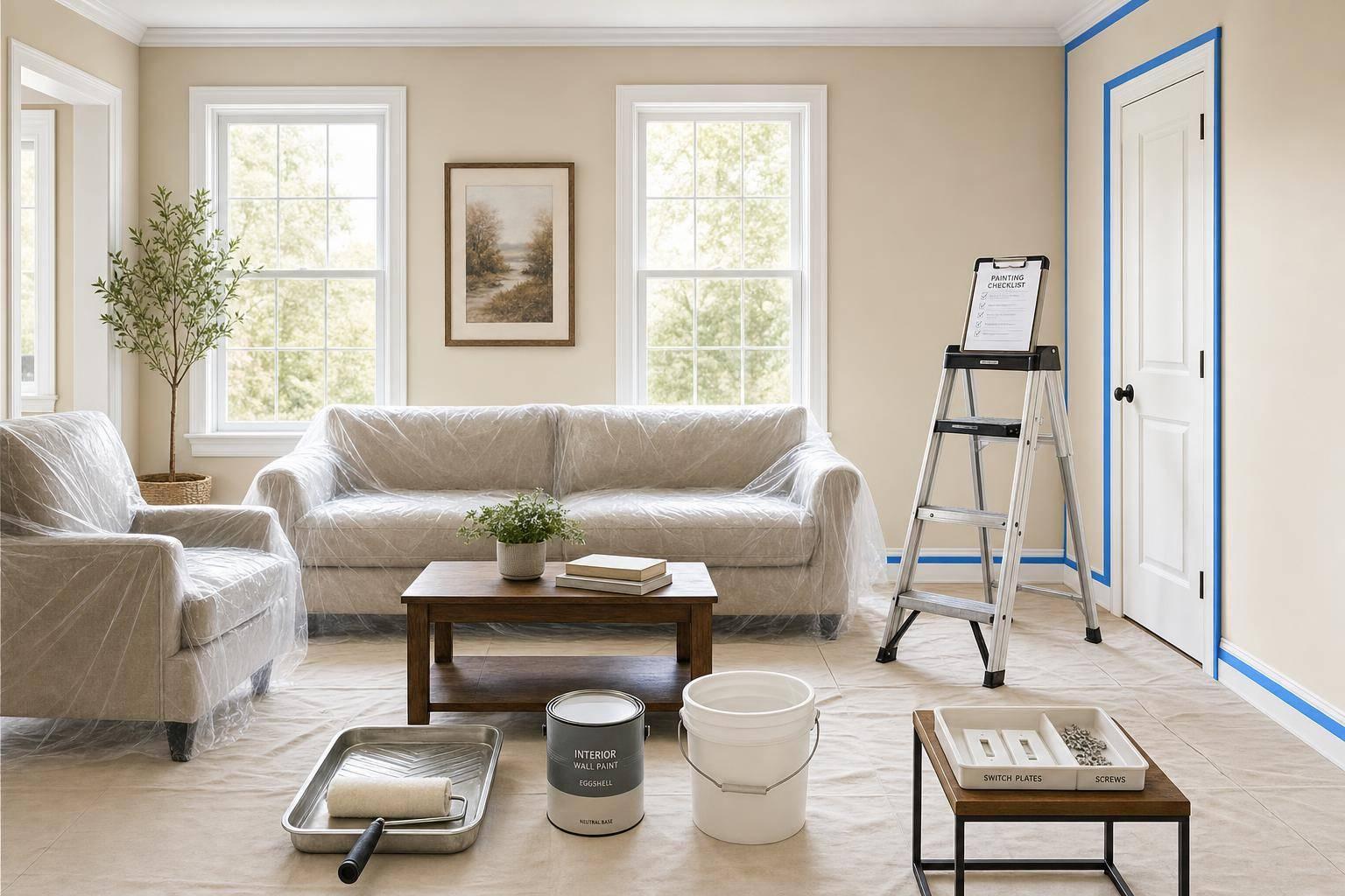 How to Prepare Your Home Before Interior Painting Day