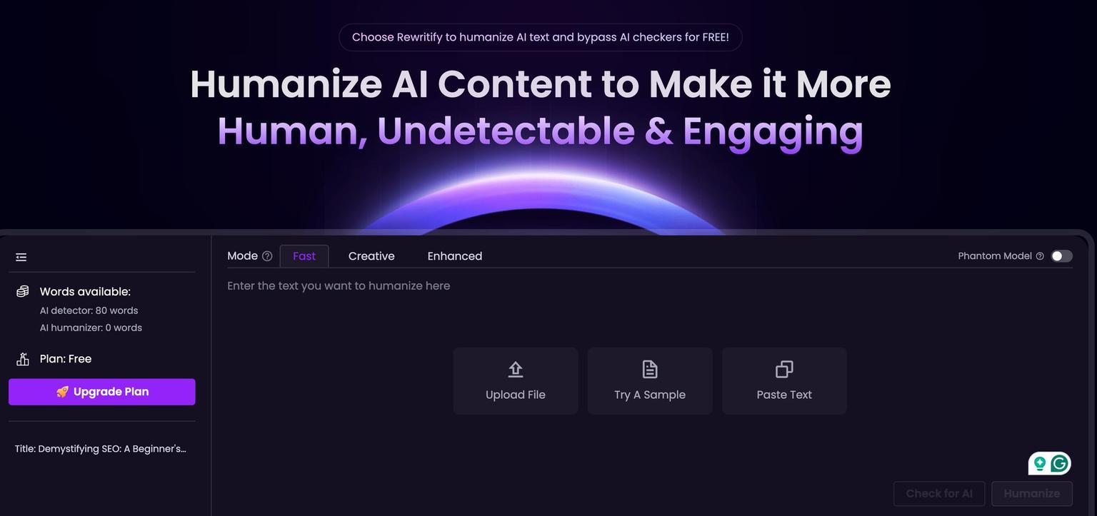 Rewritify AI Review 2025: Can It Bypass GPTZero or Not?