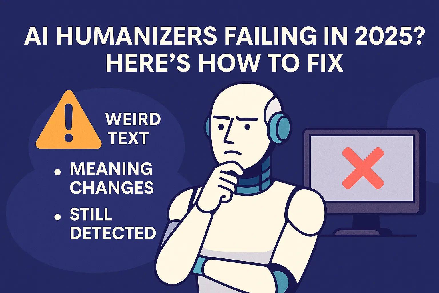 AI Humanizers Failing in 2025? Here’s How to Fix