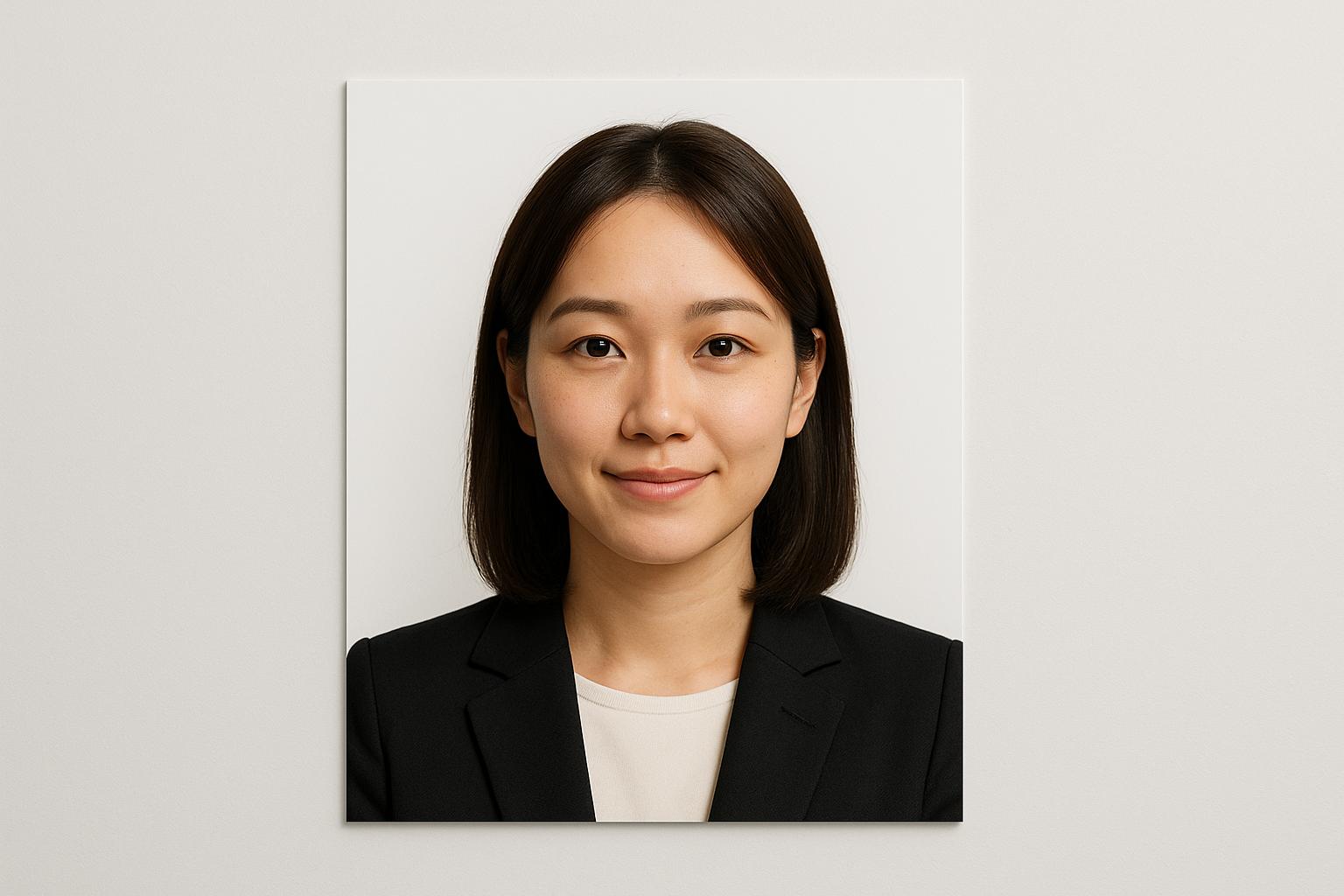証明写真やID写真向け:Photoshopで白背景を自然に差し替え、フッター影を残す完全ワークフロー