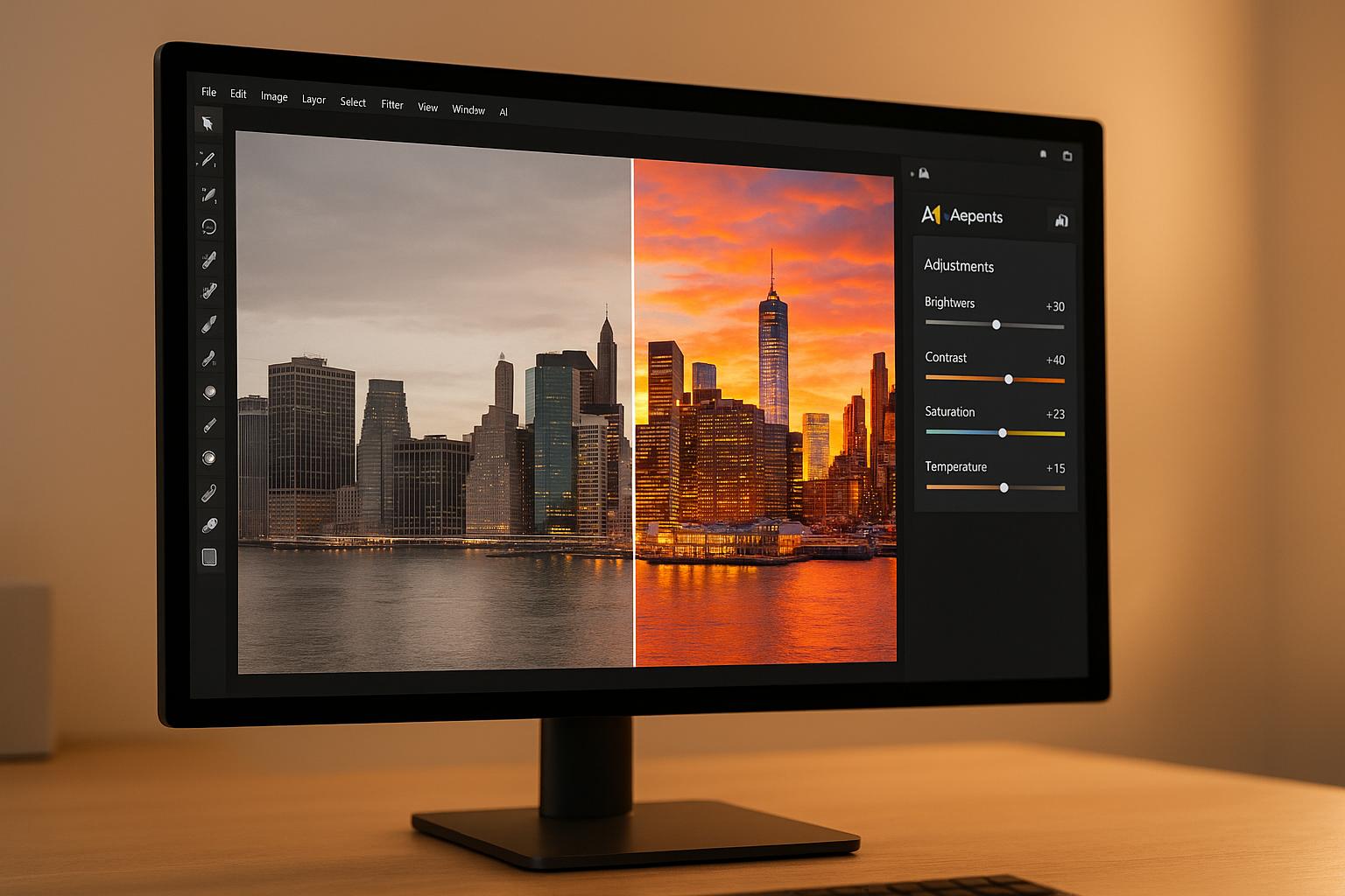 How AI Improves Image Contrast and Brightness