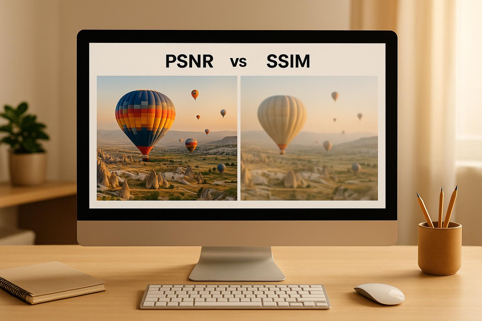 PSNR vs. SSIM: Comparing Image Quality Metrics