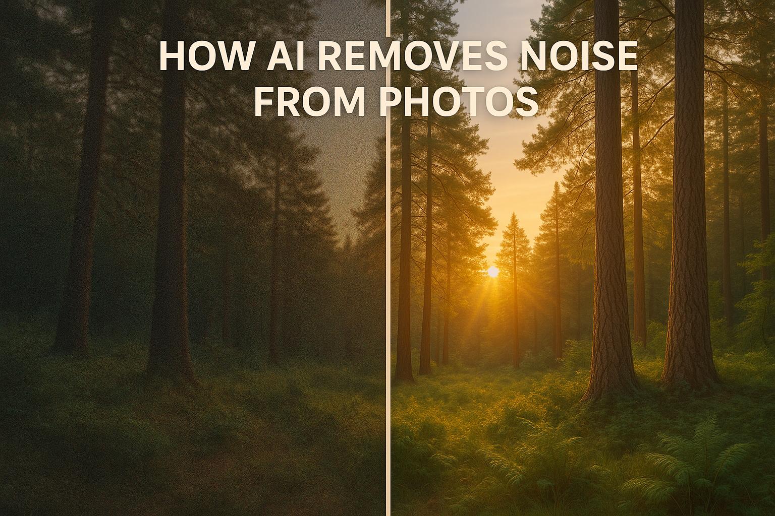 How AI Removes Noise from Photos