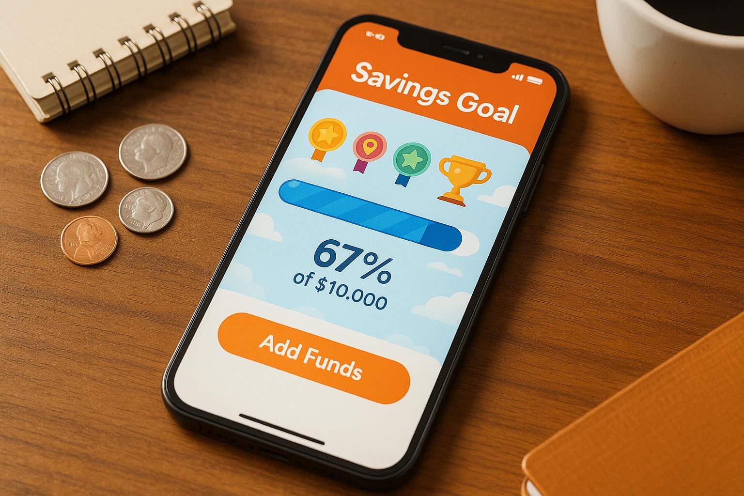 Gamified Savings Goal Tracker