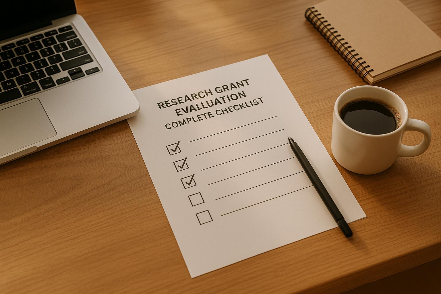 Research Grant Evaluation: Complete Checklist
