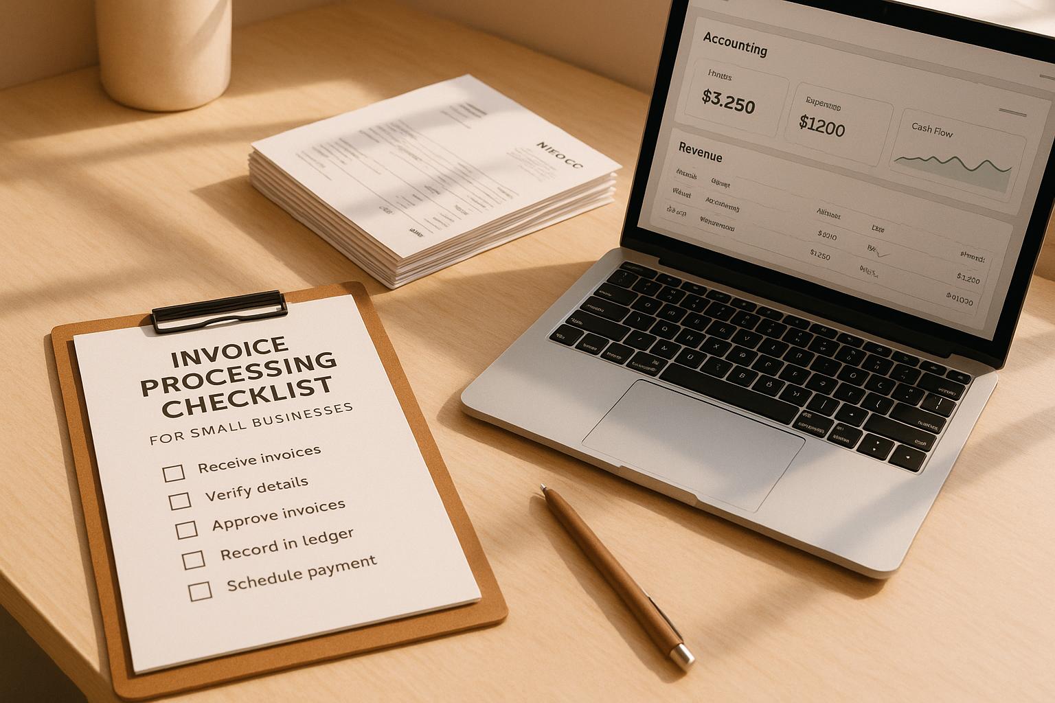 Checklist For Invoice Processing Invoice Processing Checklist for Small Businesses | InvoiceFort