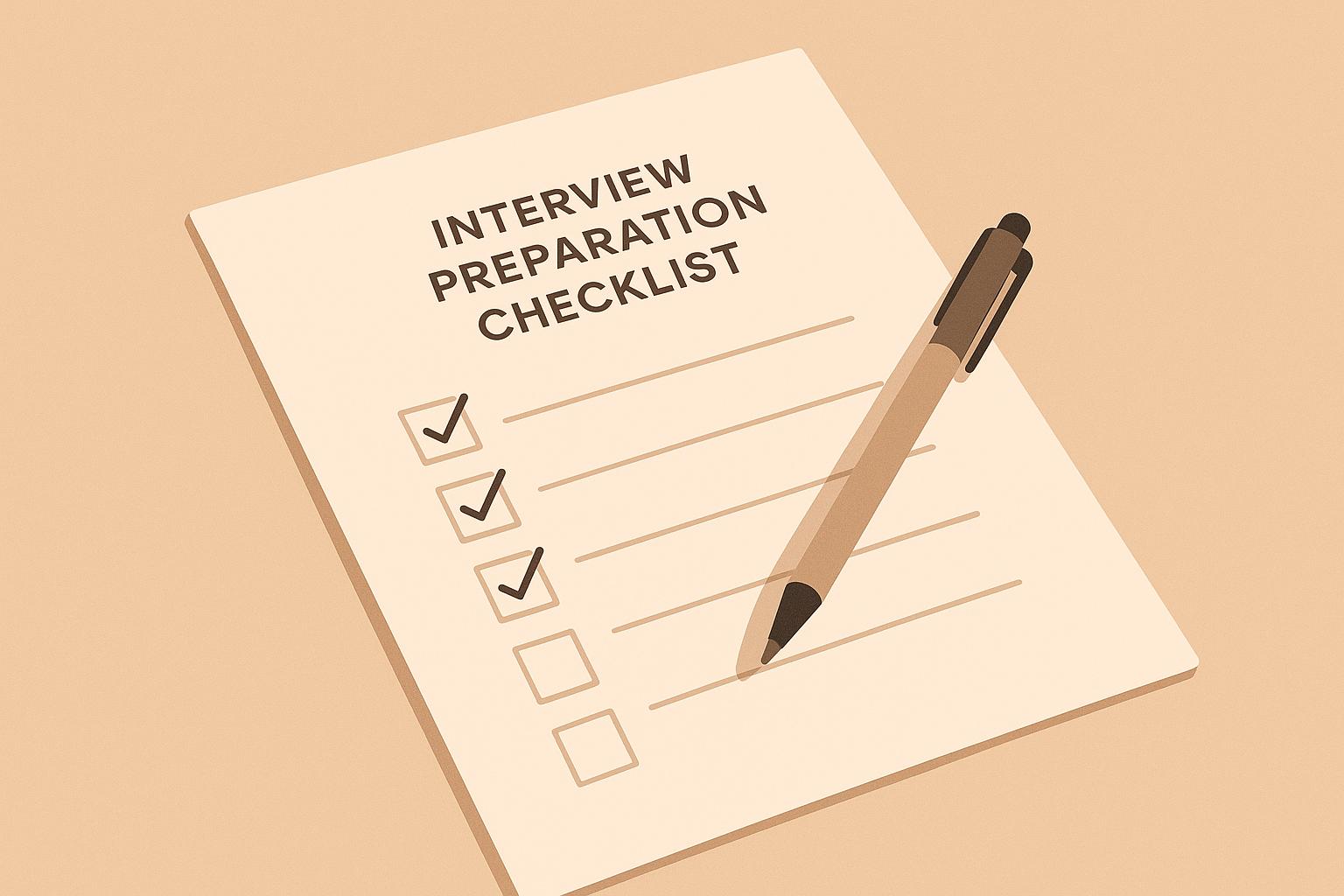 Thumbnail for: Interview Preparation Checklist