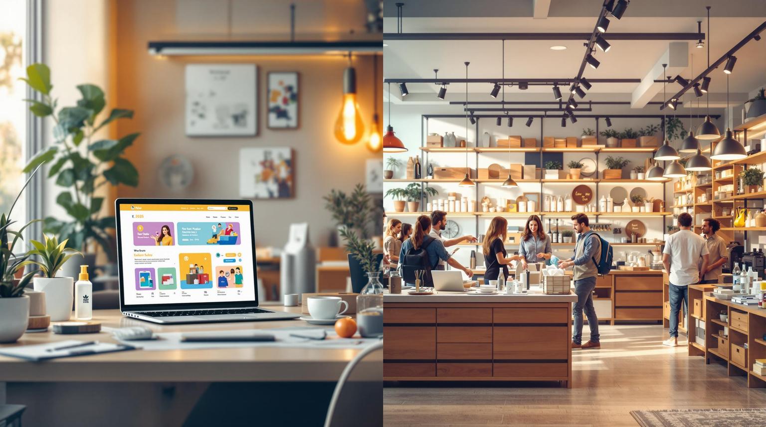 Thumbnail for: E-commerce vs. Handel Tradycyjny: Co Wybrać w 2025?