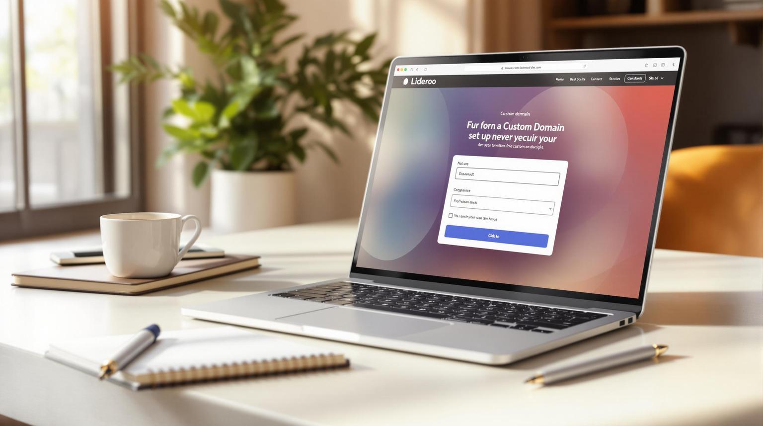 How To Set Up Custom Domain With Lideroo