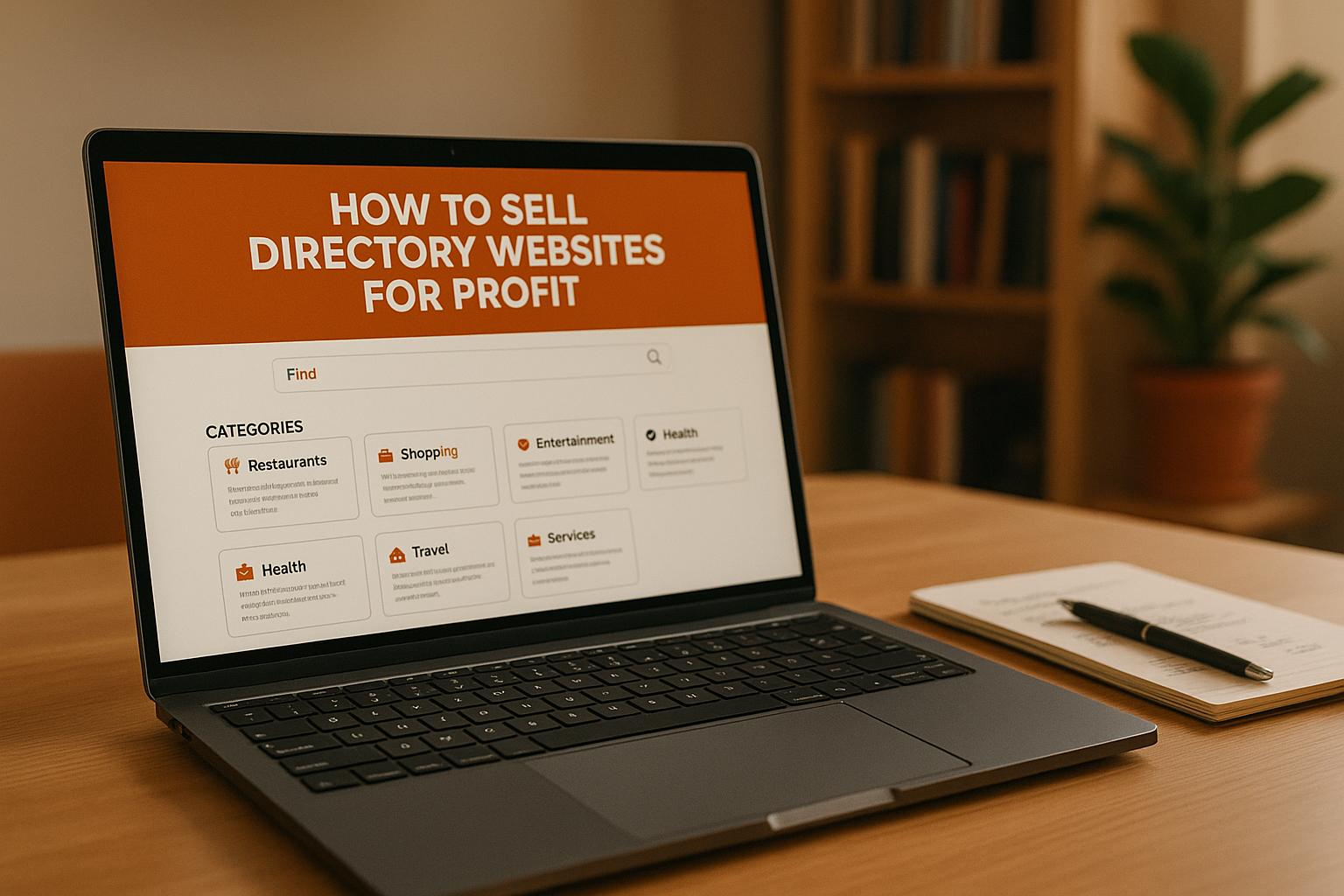how to sell directory websites for profit