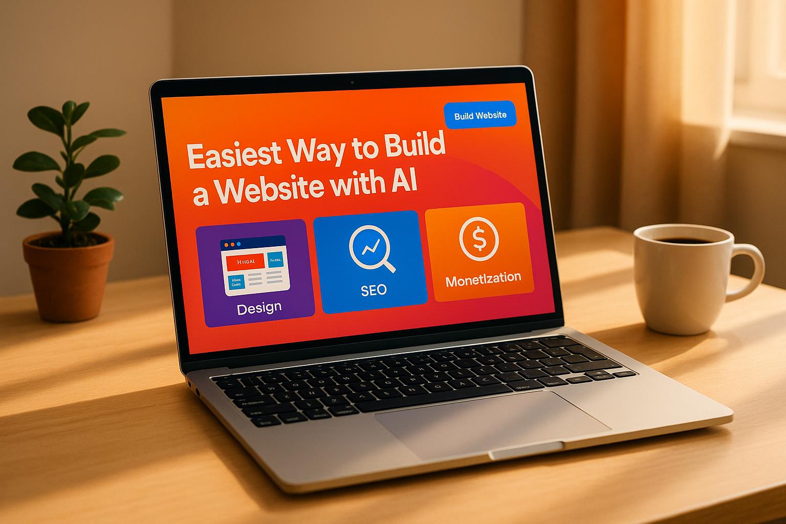 easiest way to build a website with ai