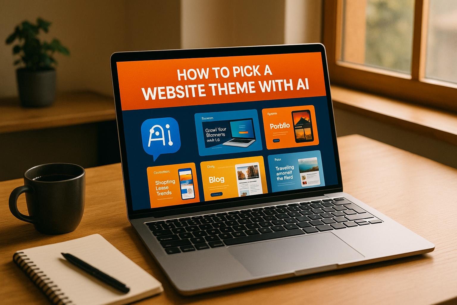 How to Pick a Website Theme with AI