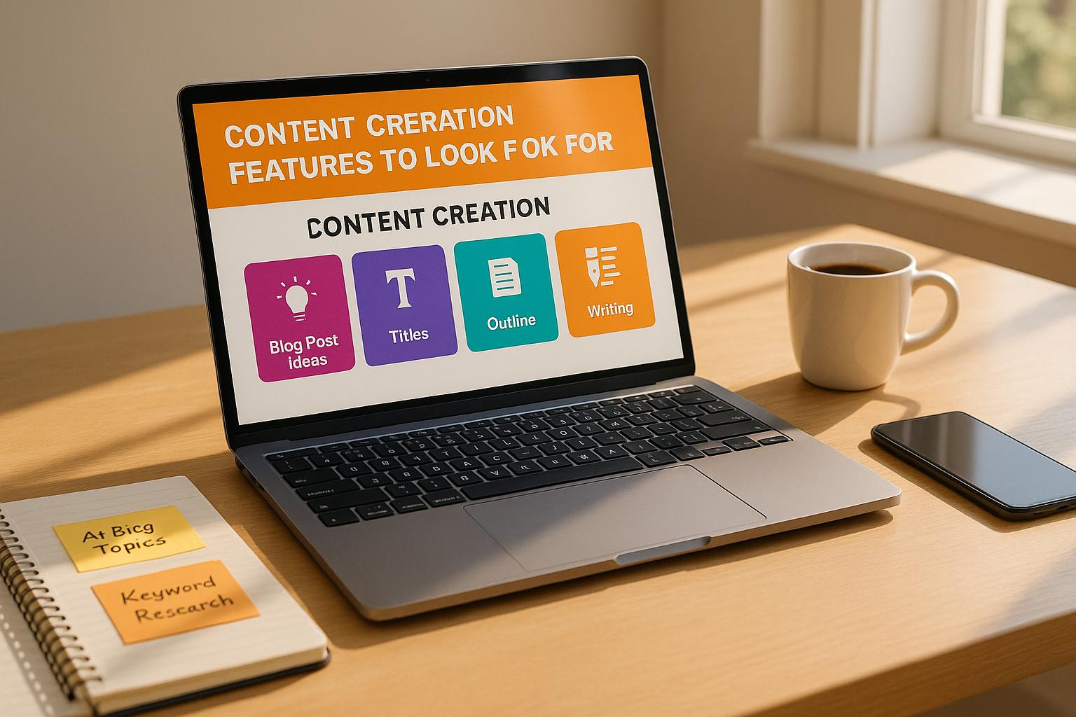 AI Blog Idea Generators: Features to Look For