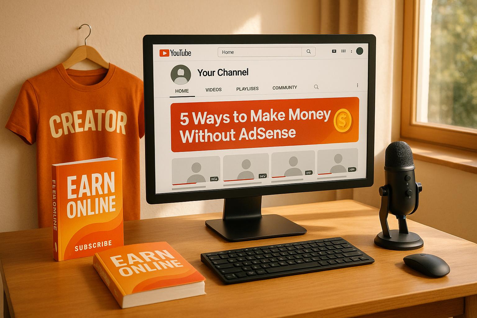 5 Ways to Make Money on YouTube Without AdSense