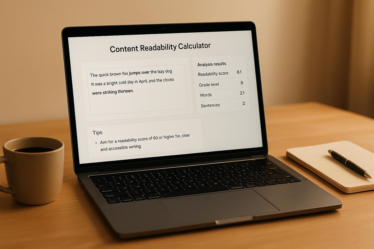 Content Readability Calculator for Clear Writing