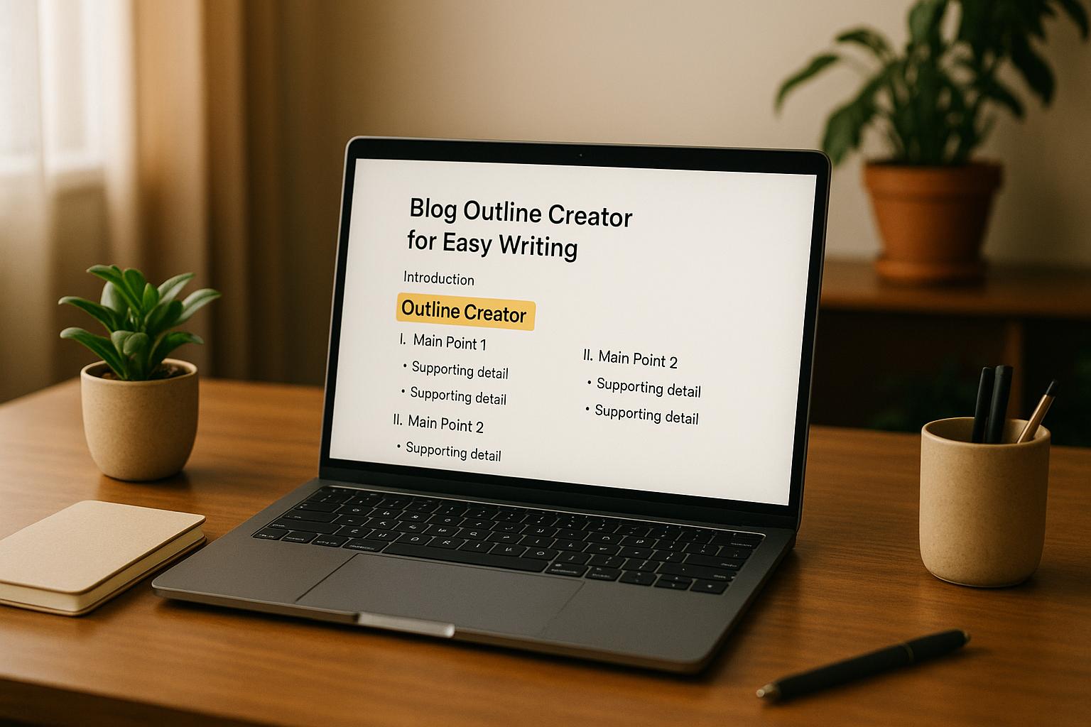 Blog Outline Creator for Easy Writing