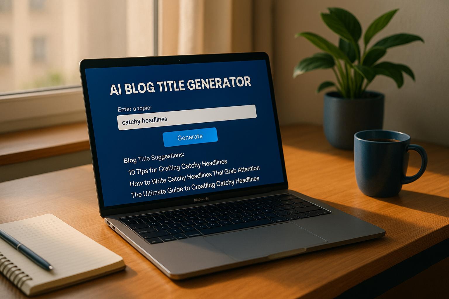 AI Blog Title Generator for Catchy Headlines