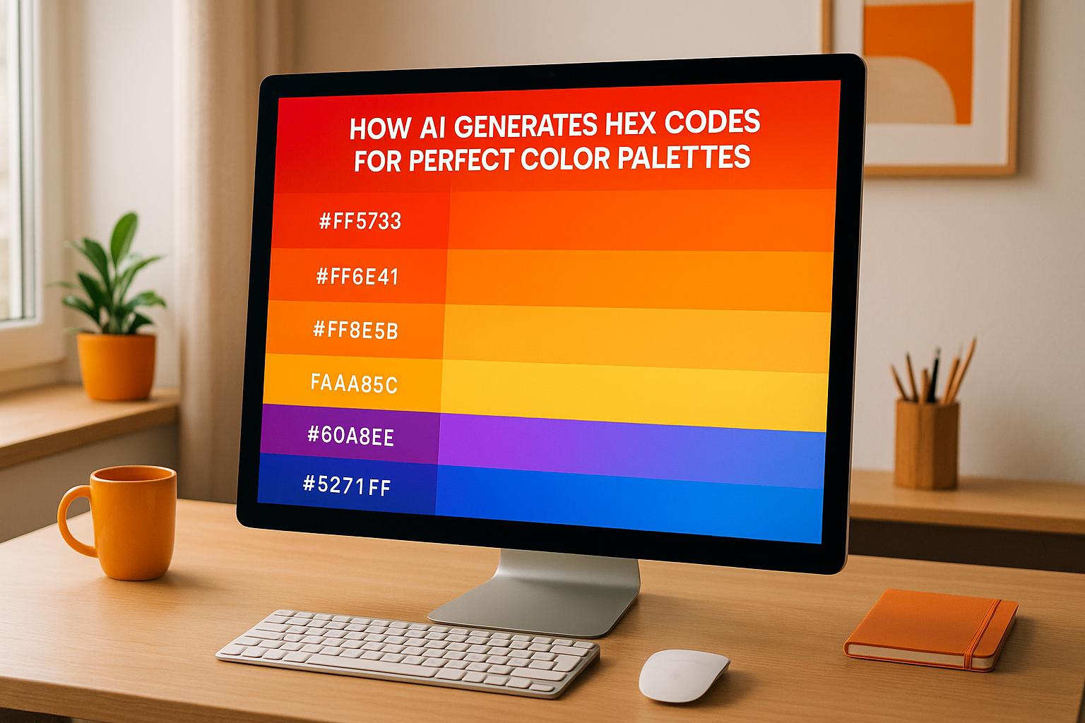 How AI Generates Hex Codes for Perfect Color Palettes