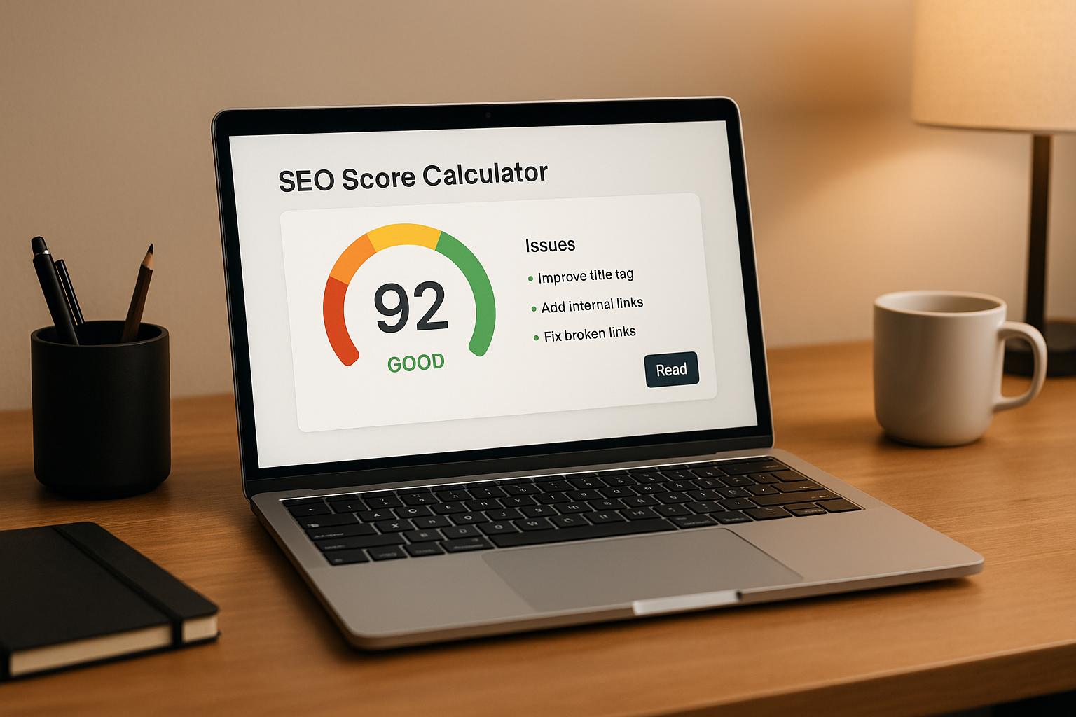 SEO Score Calculator for Optimization