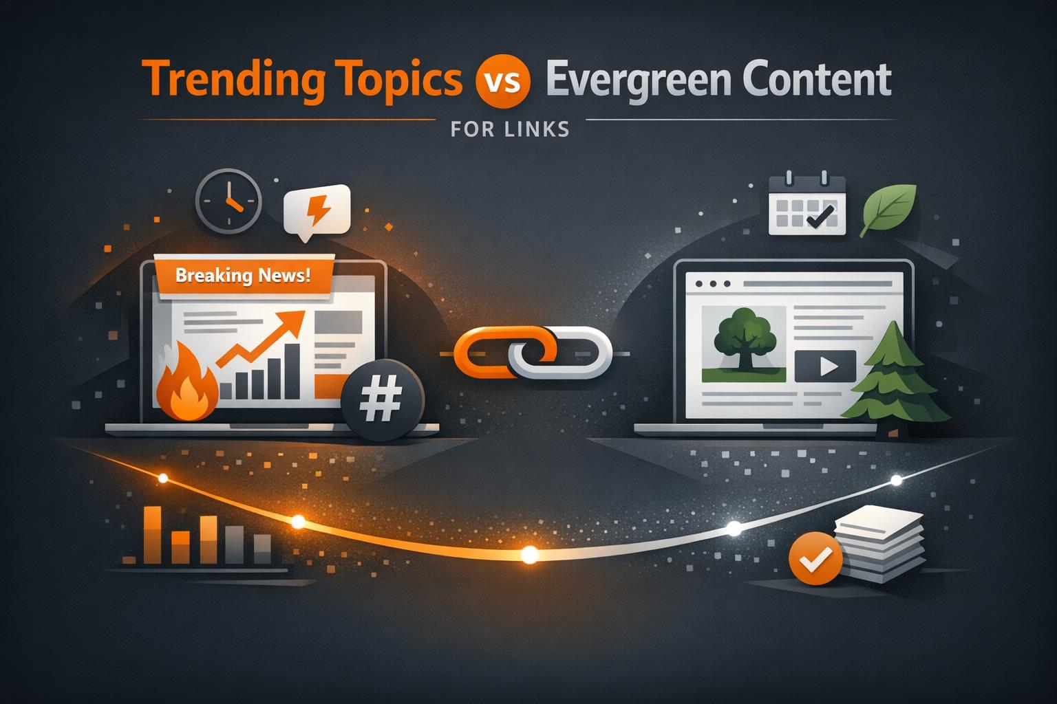 Trending Topics vs Evergreen Content for Links