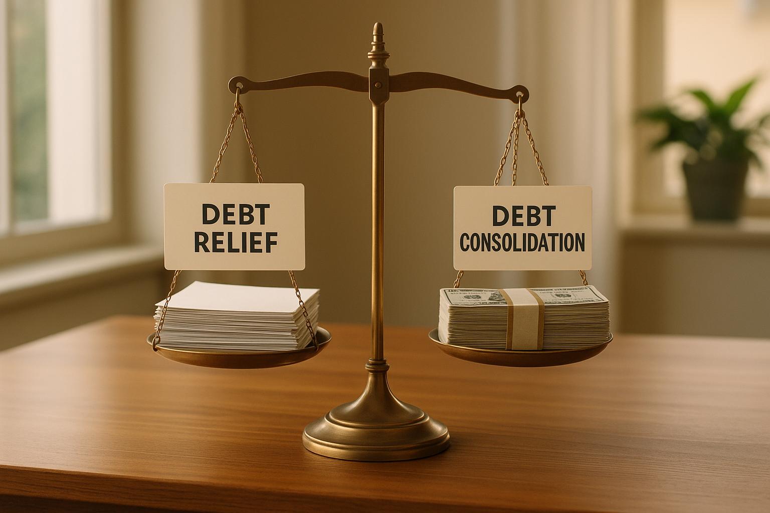 Thumbnail for: Debt Relief vs Debt Consolidation: Which Is Better?