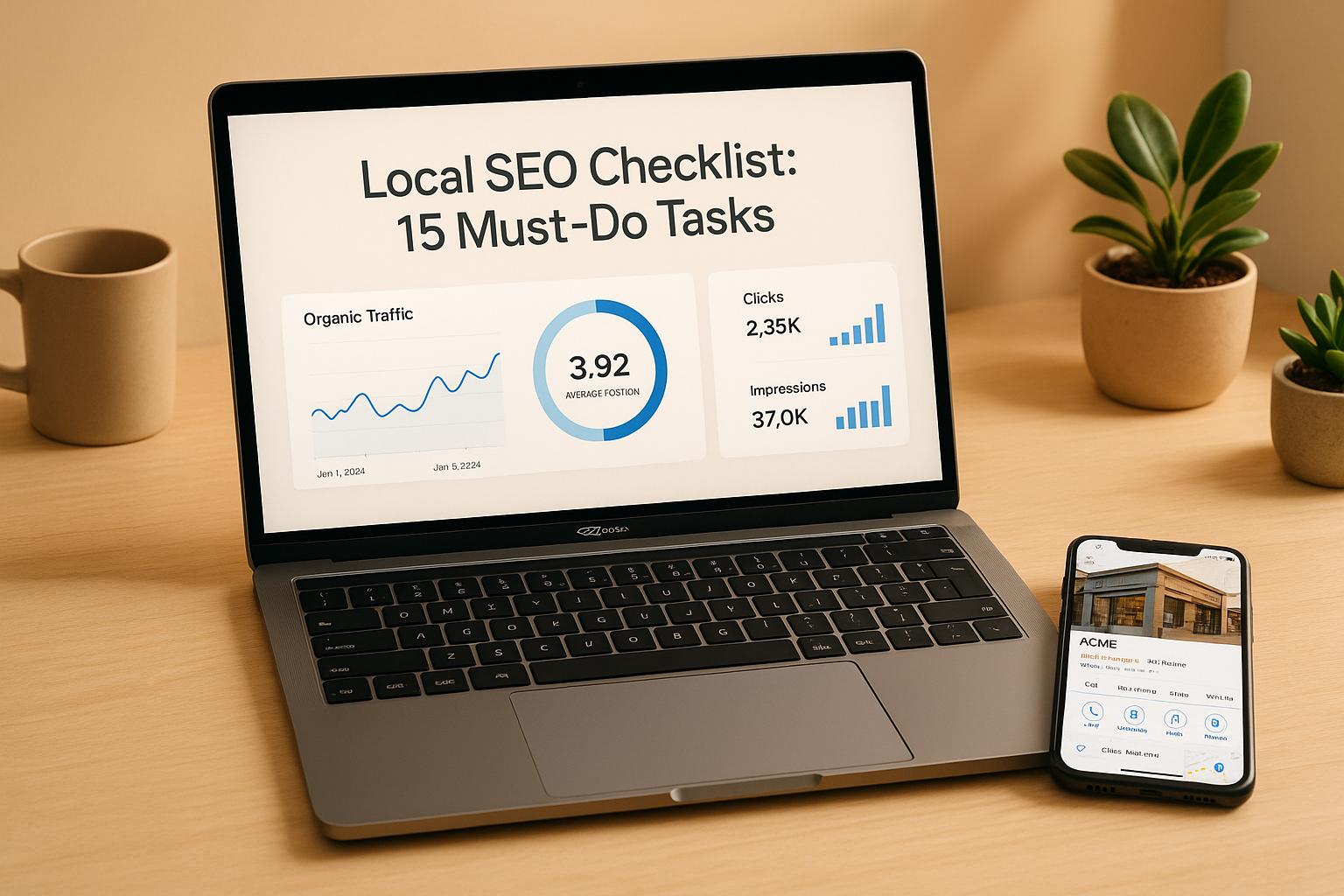 Thumbnail for: Local SEO Checklist: 15 Must-Do Tasks