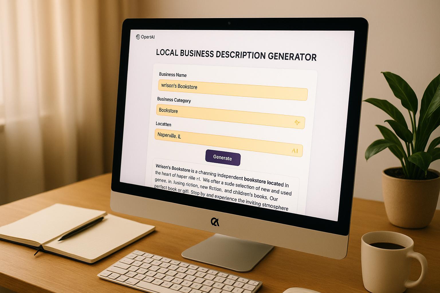 Thumbnail for: Local Business Description Generator