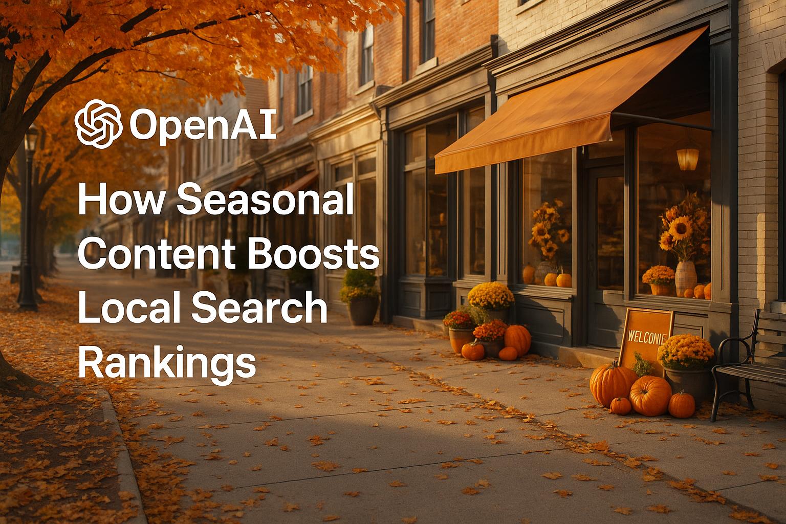 Thumbnail for: How Seasonal Content Boosts Local Search Rankings