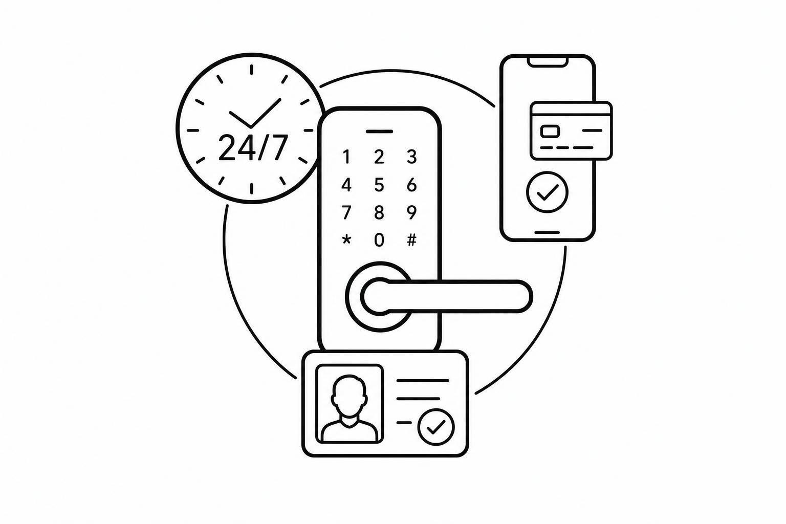 How Smart Locks Enable 24/7 Rentals