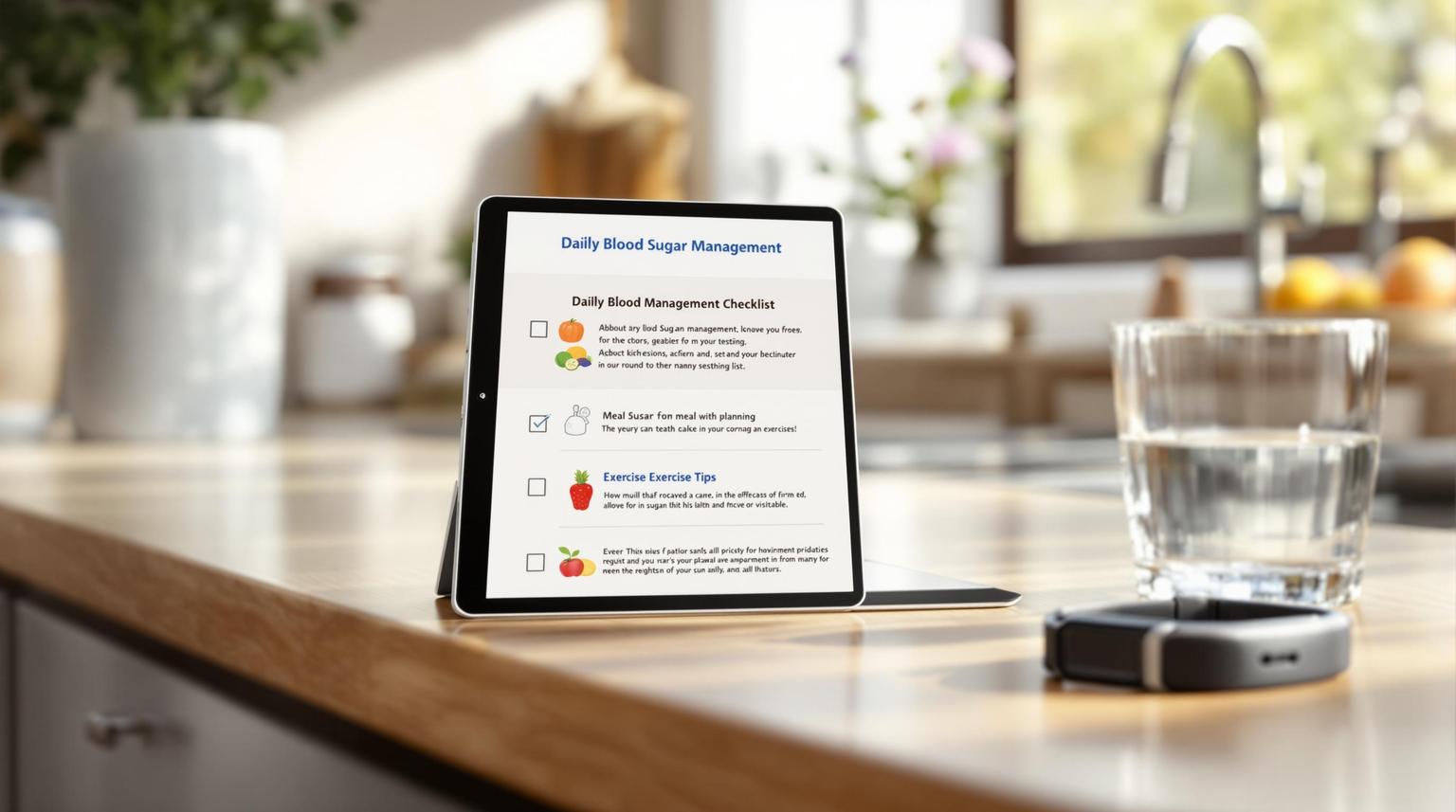 Thumbnail for: Daily Blood Sugar Management Checklist