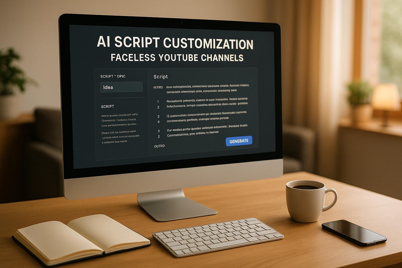 AI Script Customization for Faceless YouTube Channels | LongStories.ai