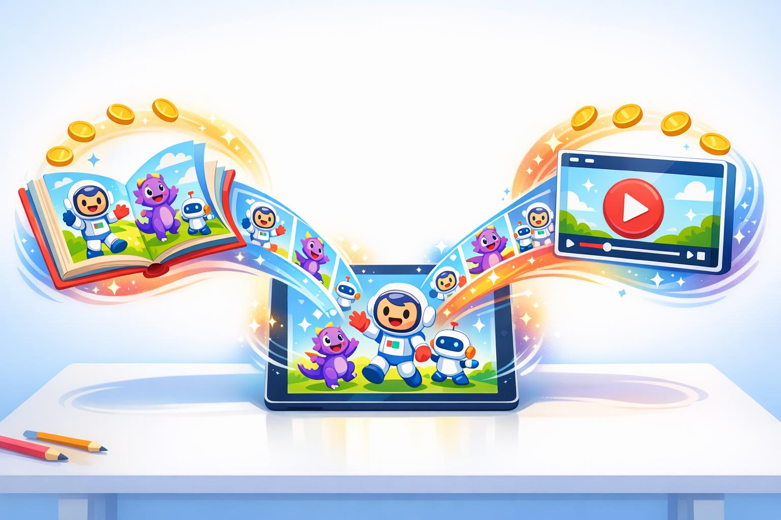 Create Kids Storybooks & Animated Videos Using Free AI | LongStories.ai