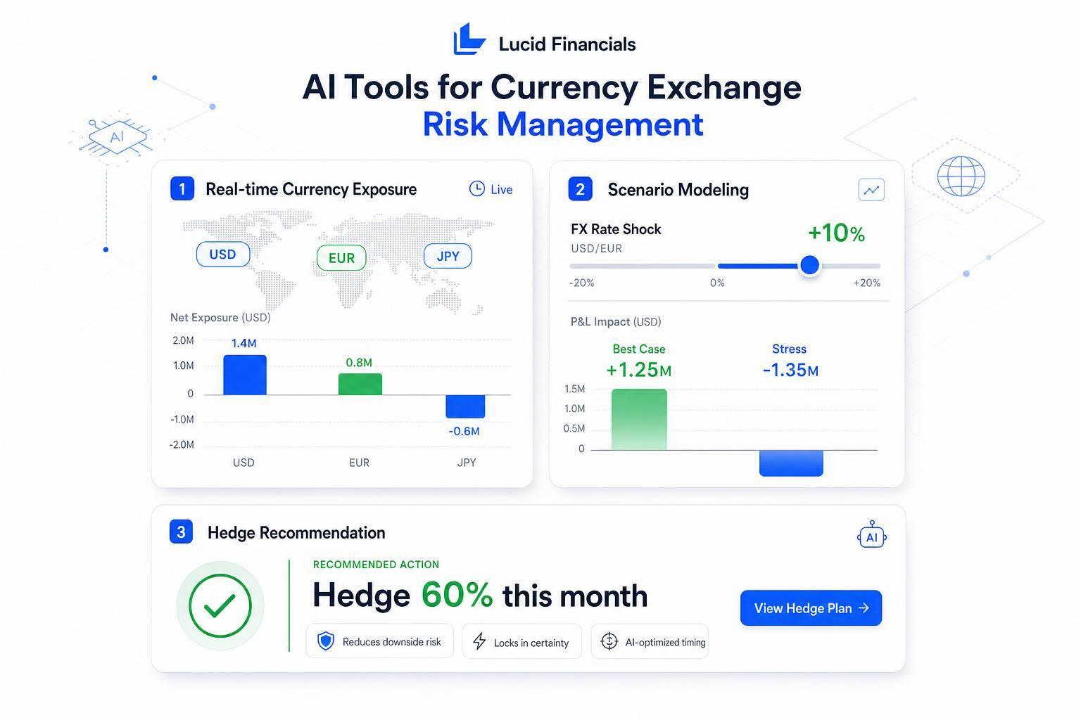 Thumbnail for: AI Tools for Currency Exchange Risk Management