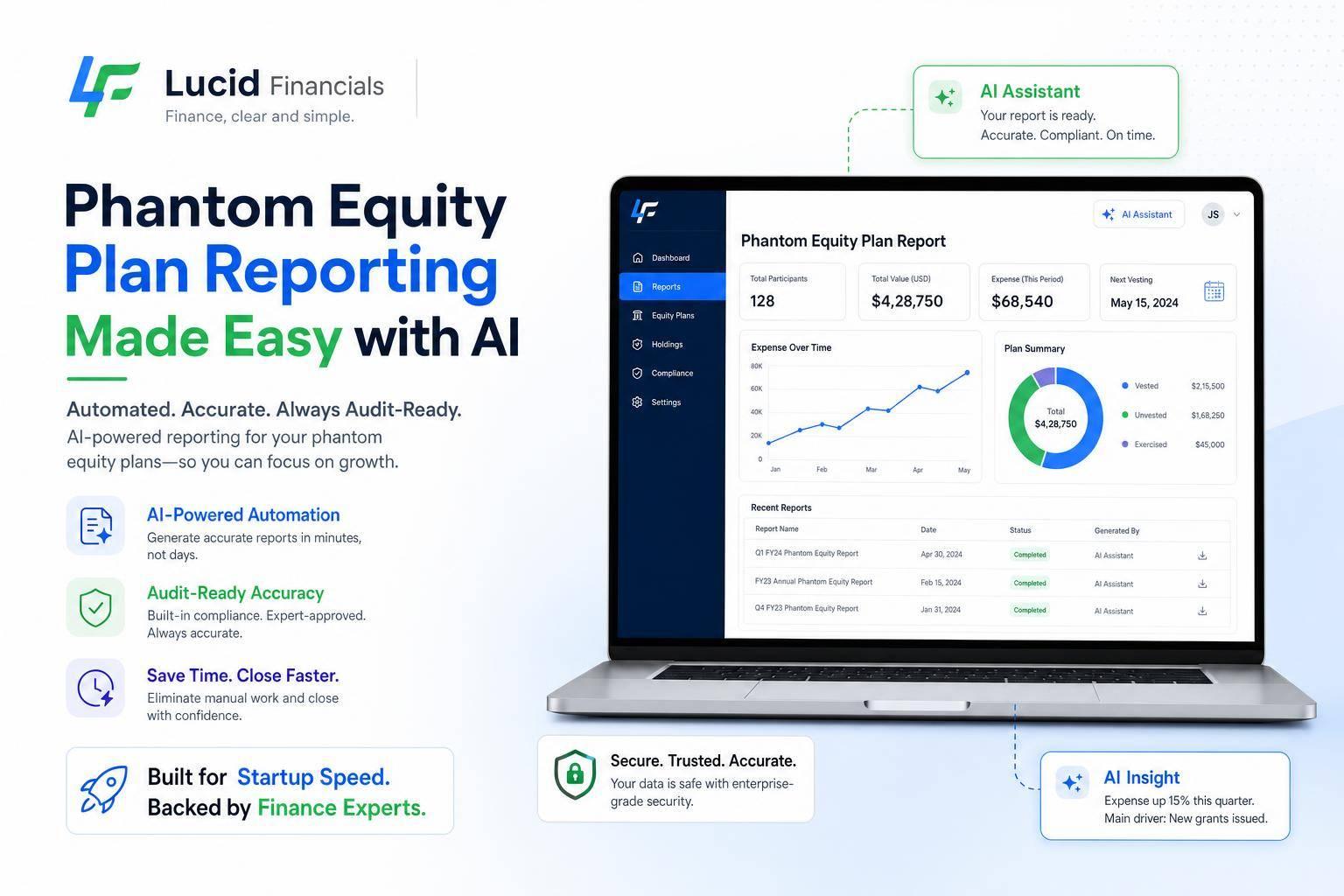 Thumbnail for: Phantom Equity Plan Reporting Made Easy with AI