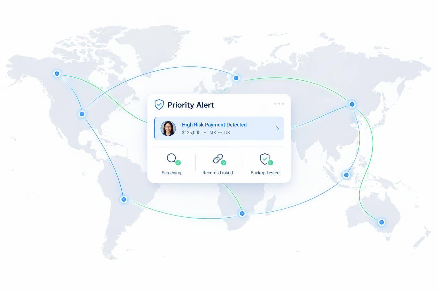 Thumbnail for: AI Compliance Monitoring for Cross-Border Payments