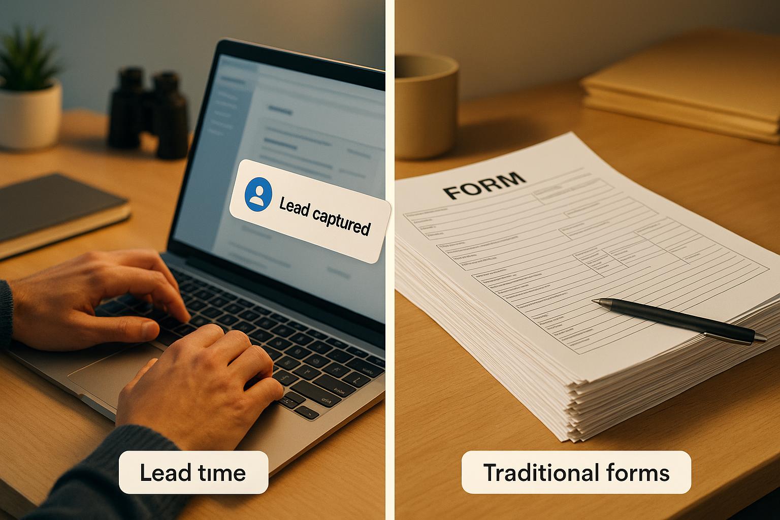 Thumbnail for: Real-Time Lead Capture vs Traditional Forms