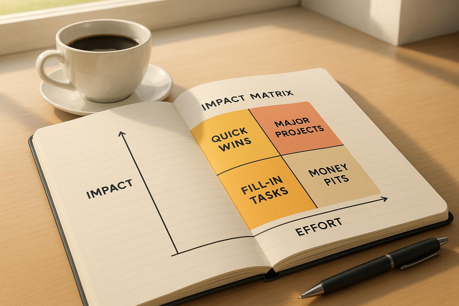 Impact/Effort Matrix for Smarter Decisions