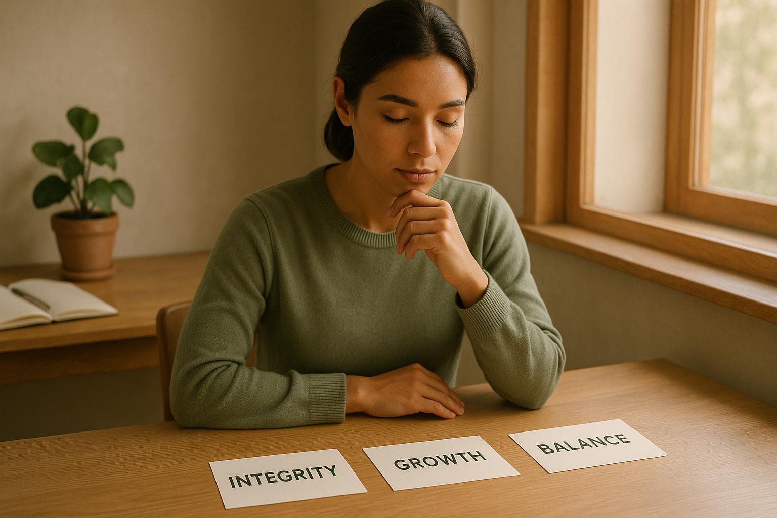 5 Steps for Values-Based Decisions