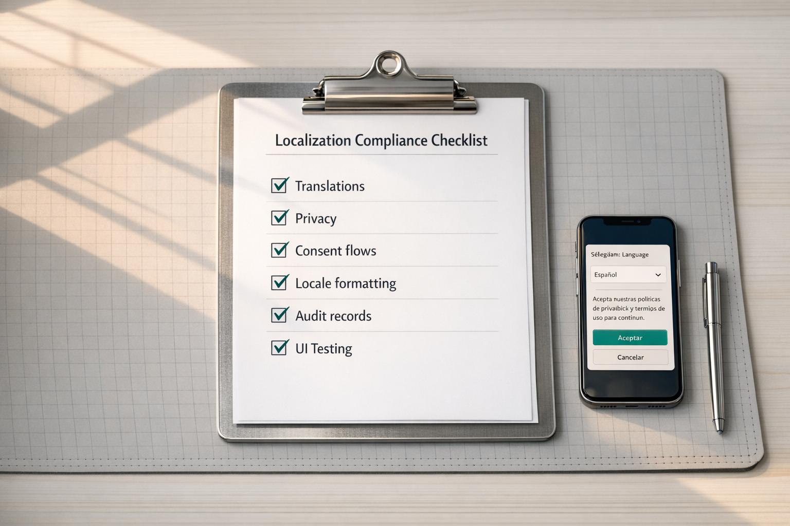 Thumbnail for: Localization Compliance Checklist