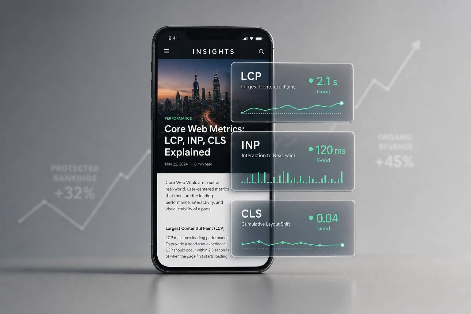 Thumbnail for: Core Web Metrics: LCP, INP, CLS Explained