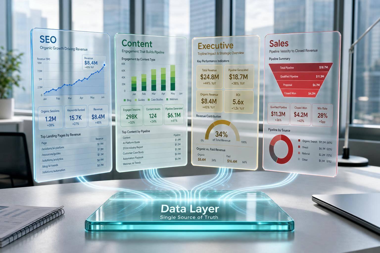 Thumbnail for: Enterprise SEO Reporting Examples by Team