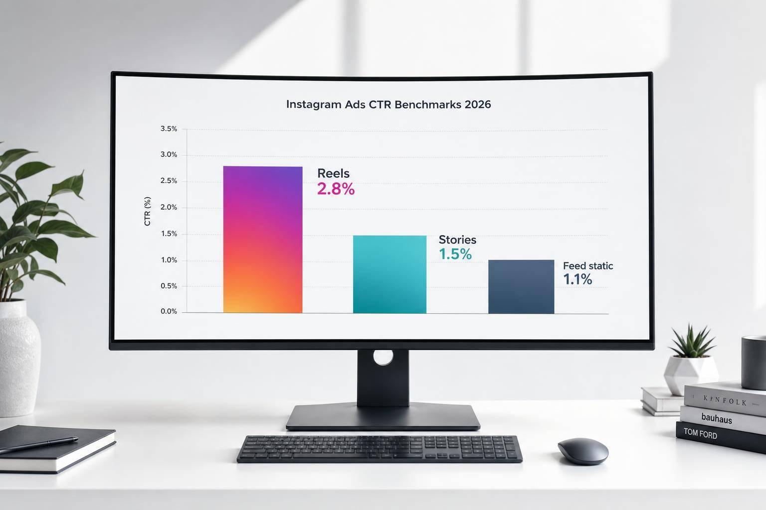 Thumbnail for: Instagram Ads CTR Benchmarks 2026