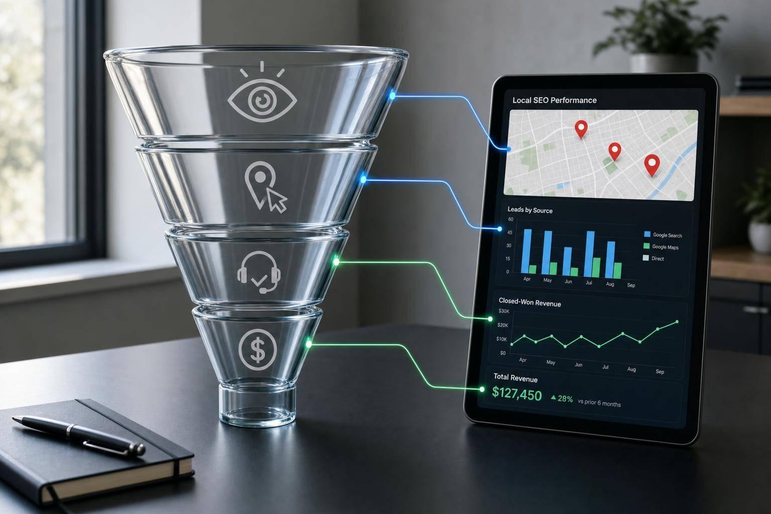 Thumbnail for: Local SEO Lead Metrics: Ultimate Guide