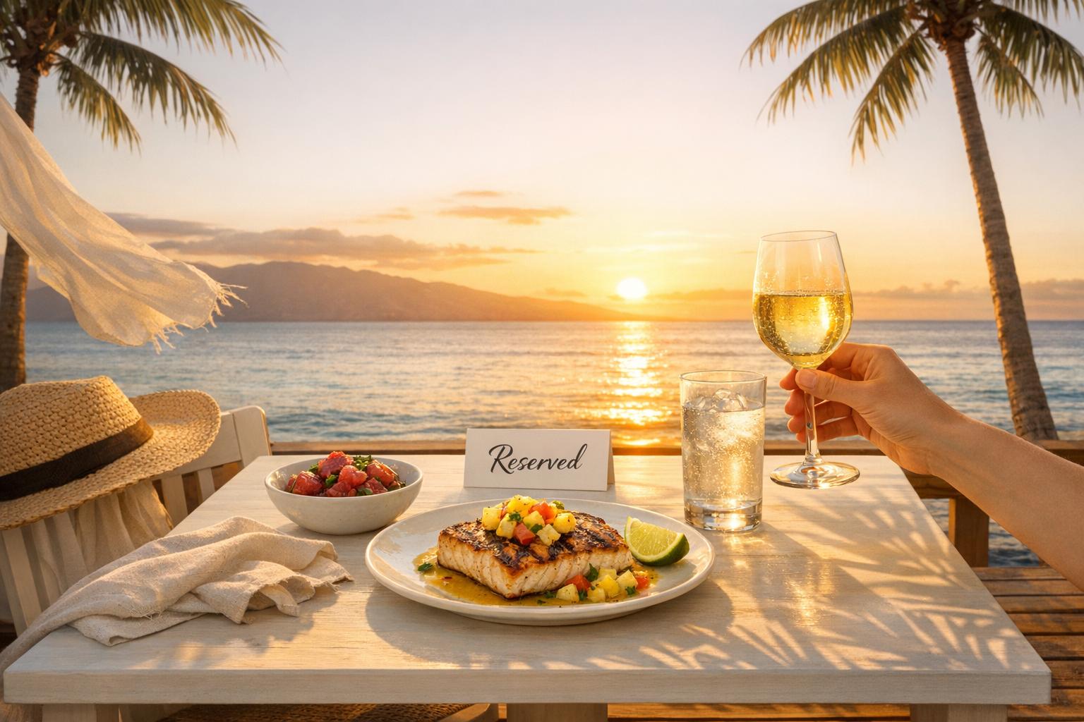 Thumbnail for: Checklist for Perfect Sunset Seafood Dining in Maui