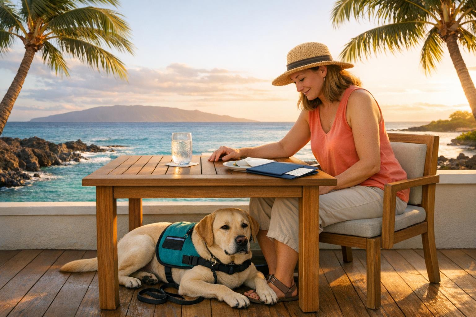 Thumbnail for: Checklist for Dining with Service Animals in Maui